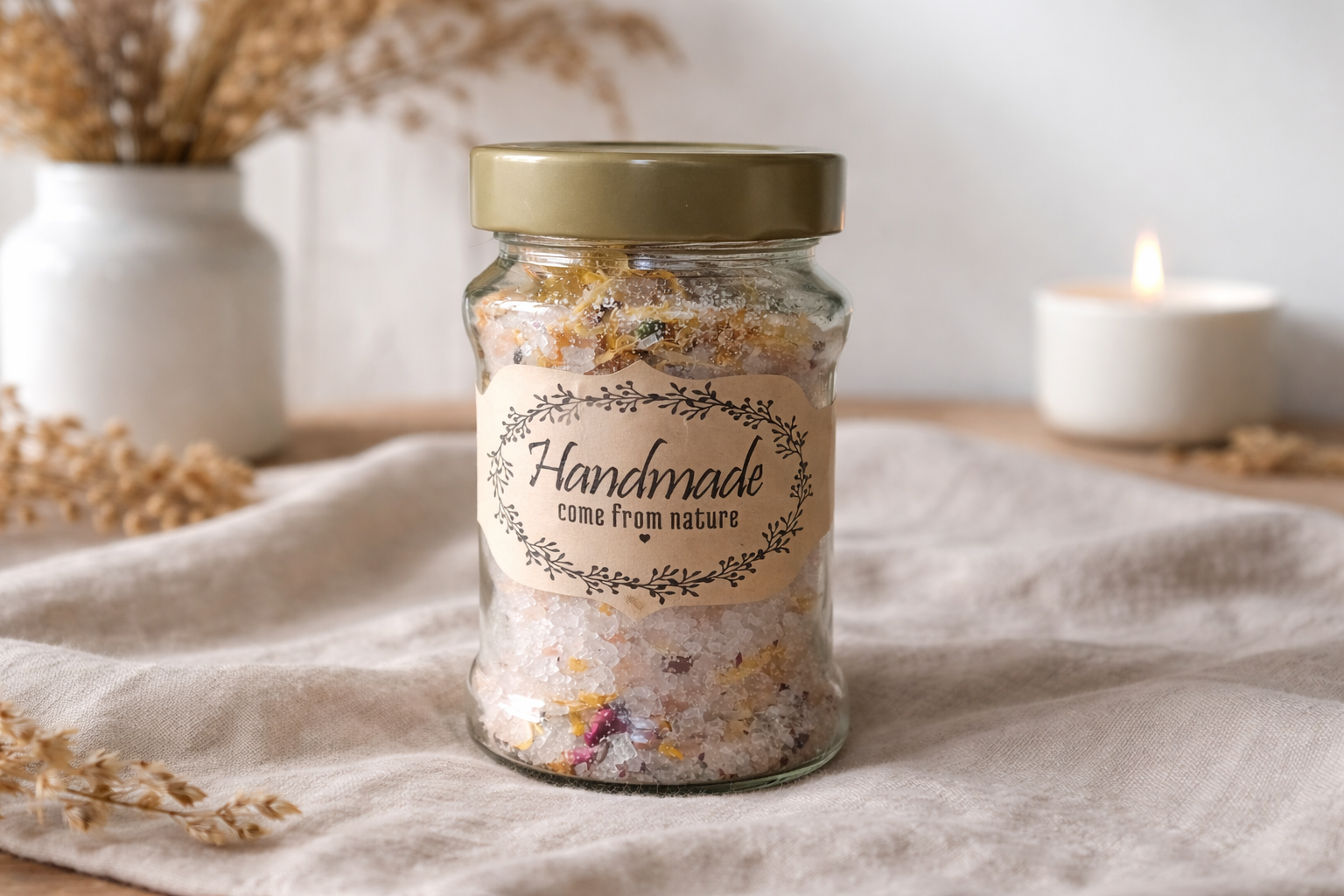 Heerlijk geurend badzout